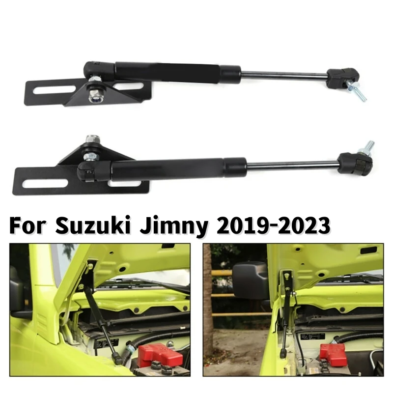 1Pair Car Hood Hydraulic Rod Support Rod For Suzuki Jimny 2019-2023