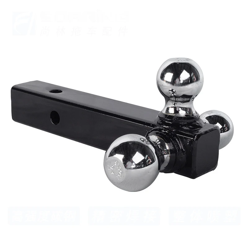 Trailer Hitch Tri Ball Mount with 1-7/8