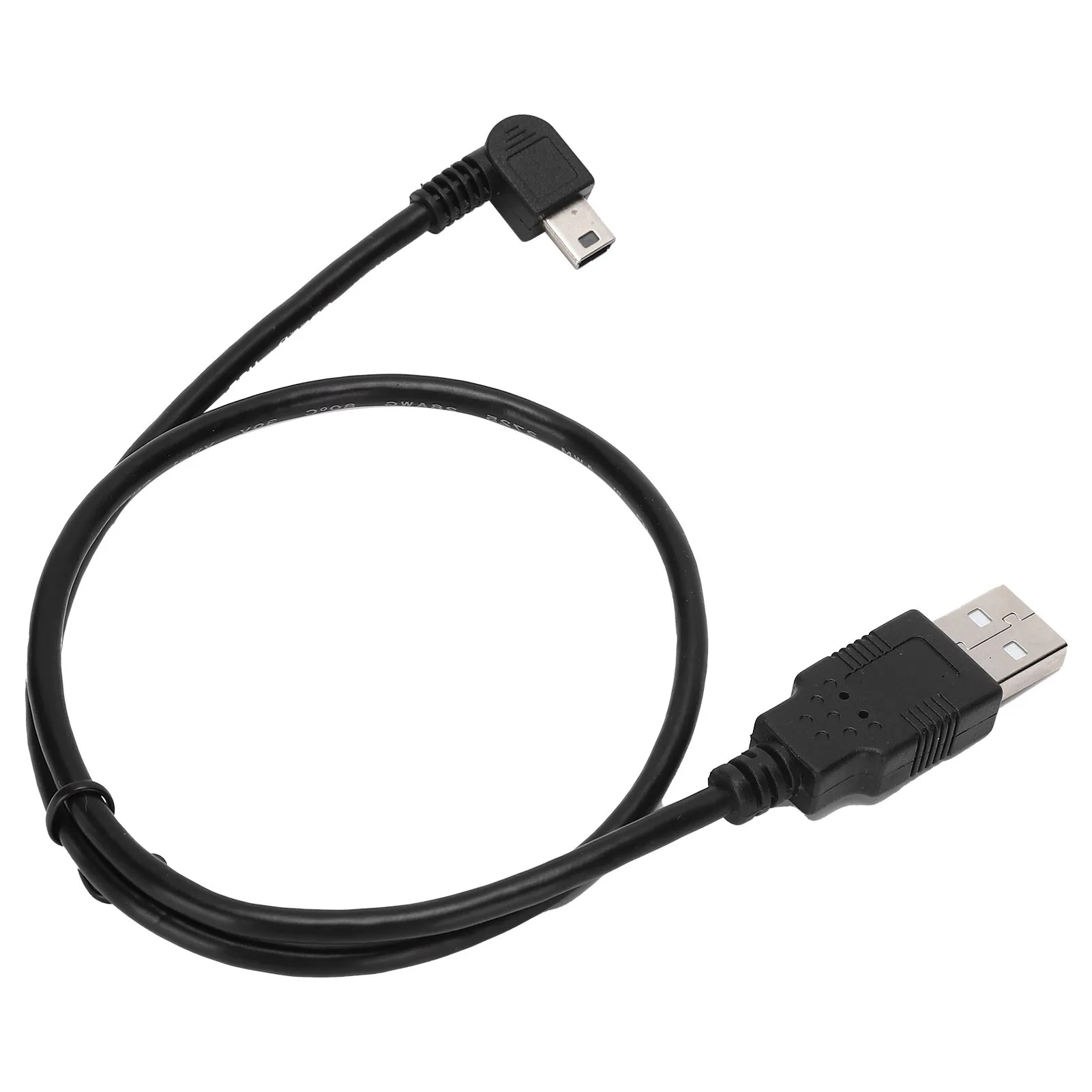 Elbow Charging Cable Left Angle Power Supply Cord Plug and Play USB‑A To USB‑B Male To Male for Computer for Desktop for PC