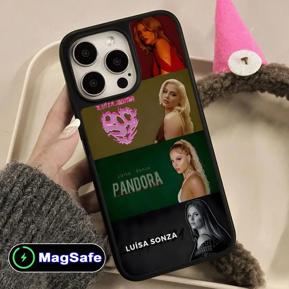 

Чехол для телефона Luisa Sonza для iPhone 17 16 15 14 13 12 11 Air Pro Max Plus Magsafe, матовый, цветной, красивый