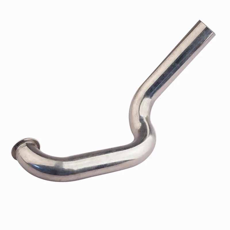 Tubo de escape de acero inoxidable TFL de 200mm, tubo curvo delantero, motor de 26-35cc, Haijingang 113, barco de gasolina especial