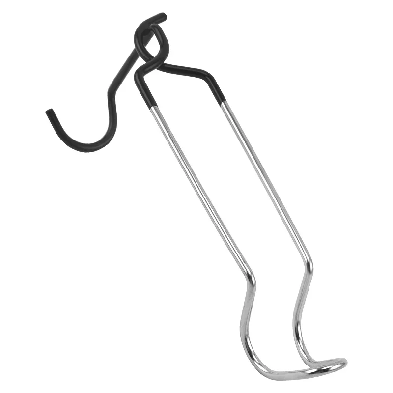 Portable Stainless Steel Light Stand Hook Outdoor Tent Pole Hanger Fishing & Camping Lantern Hook Camping Gear Accessories Tools