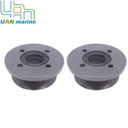 2Pcs End Cap with Seals for Yamaha Outboard Tilt Trim 60-75-85-90HP 6H1-43821-11