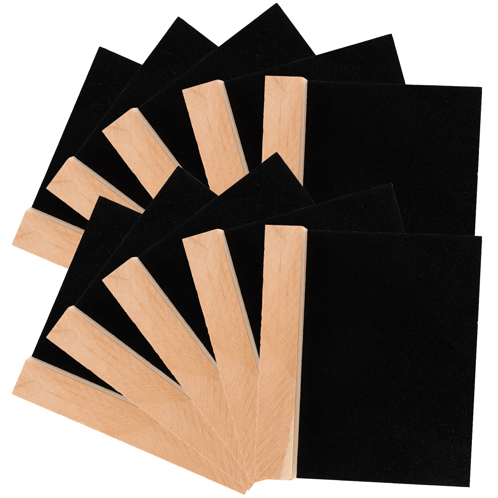 

10 Pcs Double-sided Message Board Set Tabletop Boards Decorative Hanging Blackboard Two-sided Memo Retangle Creative