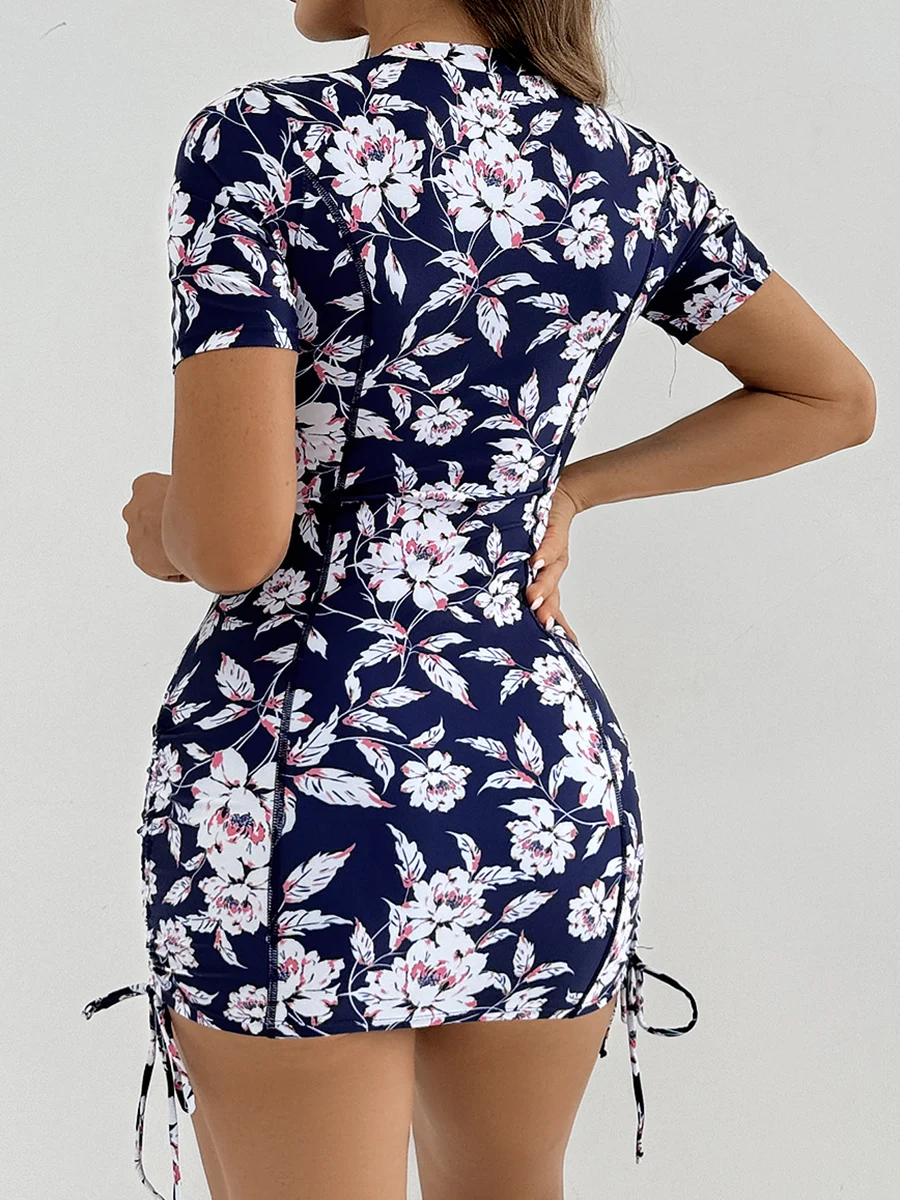 2026 ملابس سباحة مطبوعة الإناث سستة Tankini قطعتين ملابس السباحة النساء الشاطئ الاستحمام السباحة لباس سباحة بحر XXL #6