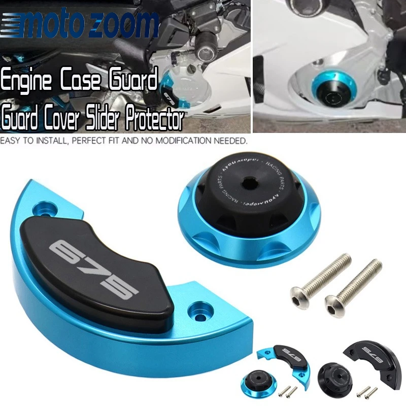 

For CFMOTO 675SR 675SR-R 675NK 2024 2025 675 SR NK Motorcycle CNC Aluminum Engine Stator Case Guard Cover Frame Slider Protector