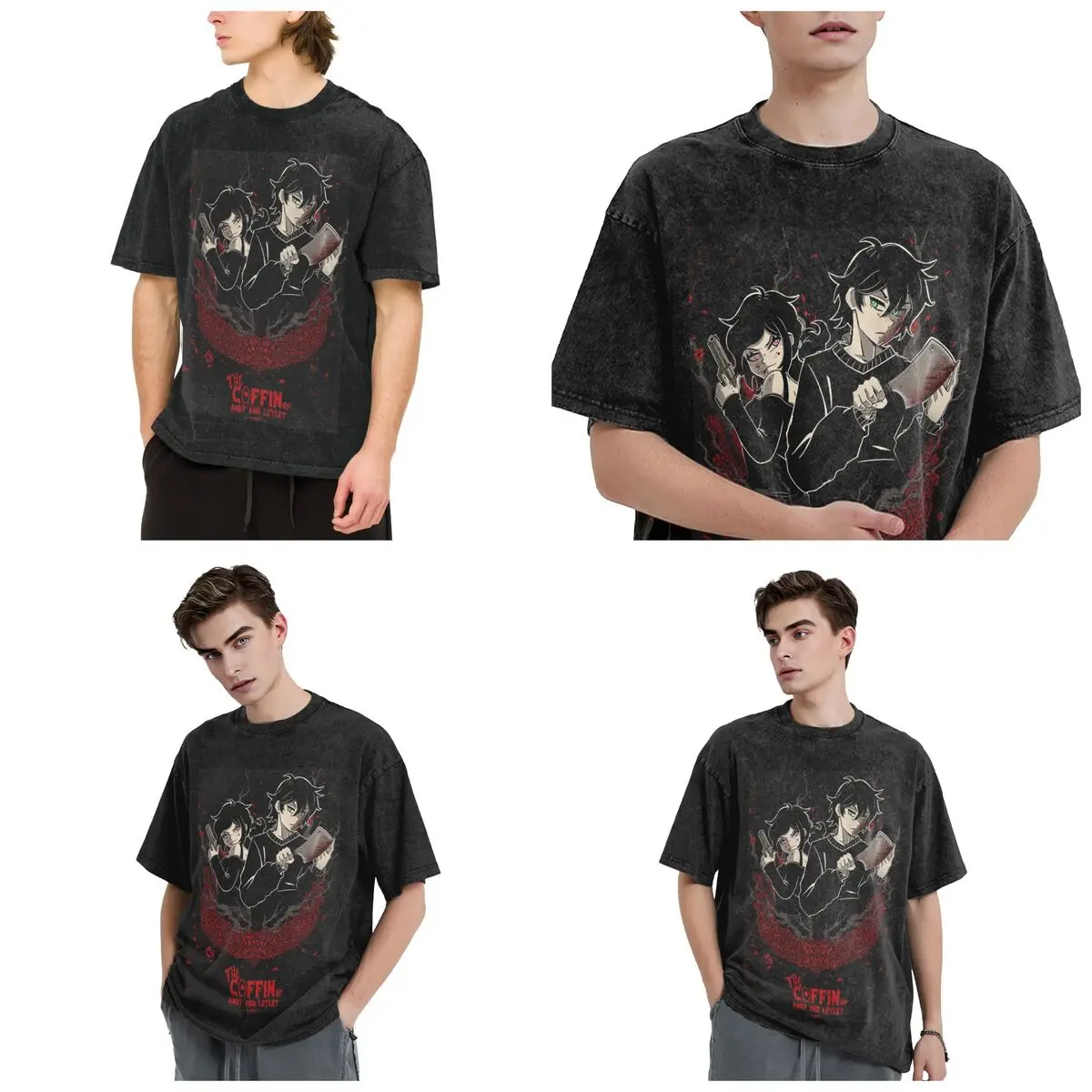 الشارع الشهير تي شيرت أشلي وأندرو نعش آندي و ليلي تي شيرت قصير الأكمام الهيب هوب تي شيرت بلايز تيز للرجال والنساء