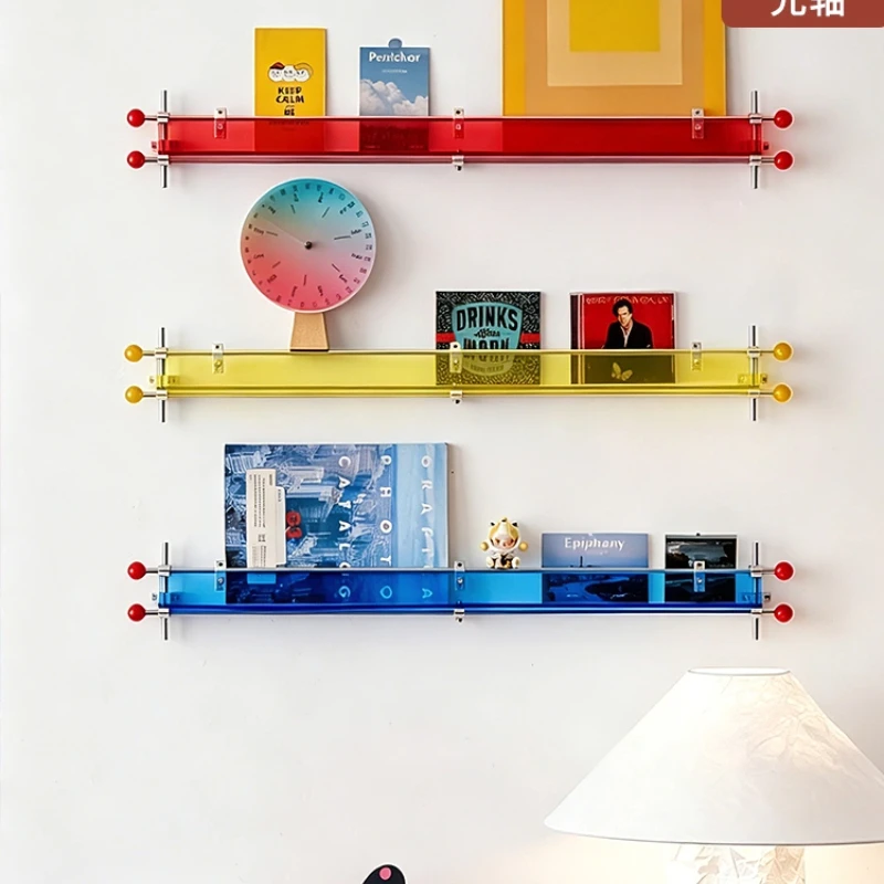 acrylic-optical-axis-magazine-rack-background-wall-decorative-painting-designer-wall-display-book-and-newspaper-rack