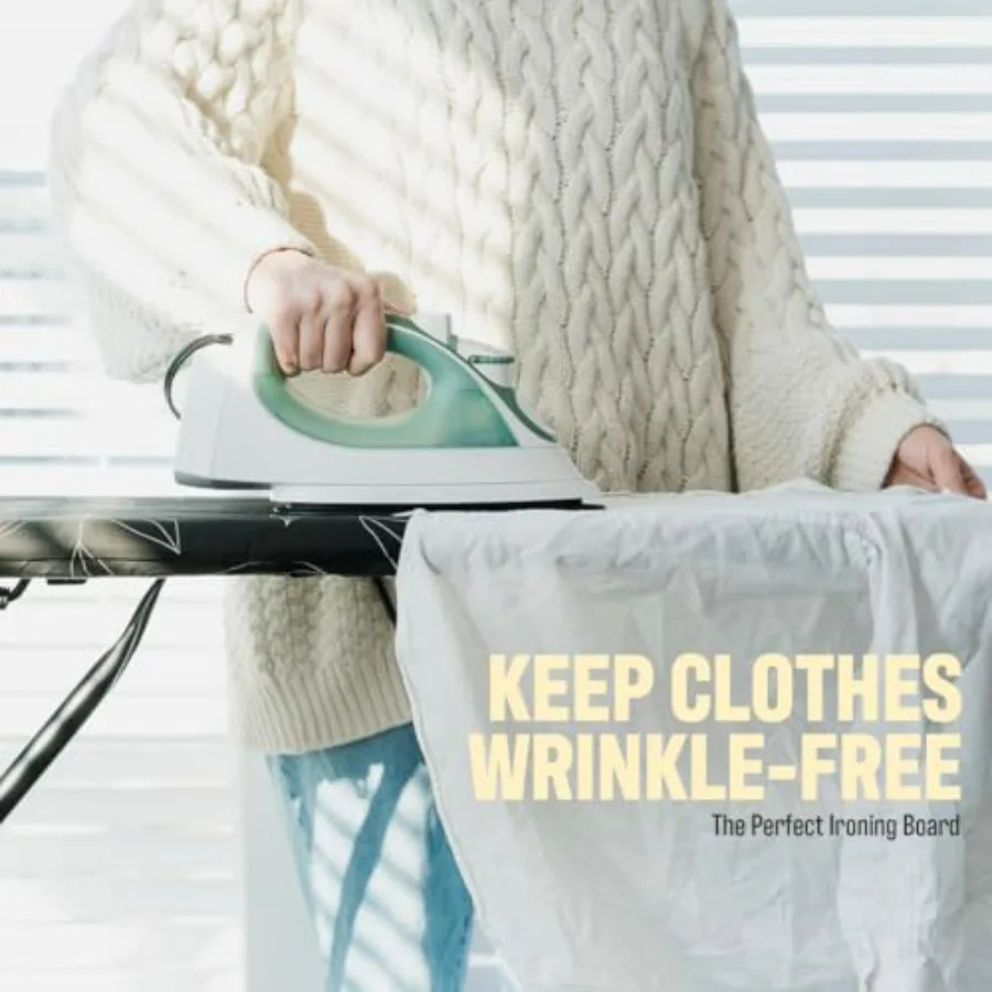 Full Size Ironing Board for Home Use Sturdy and Reliable Ironing Table with Adjustable Height and NonSlip Surface Ideal for Dai