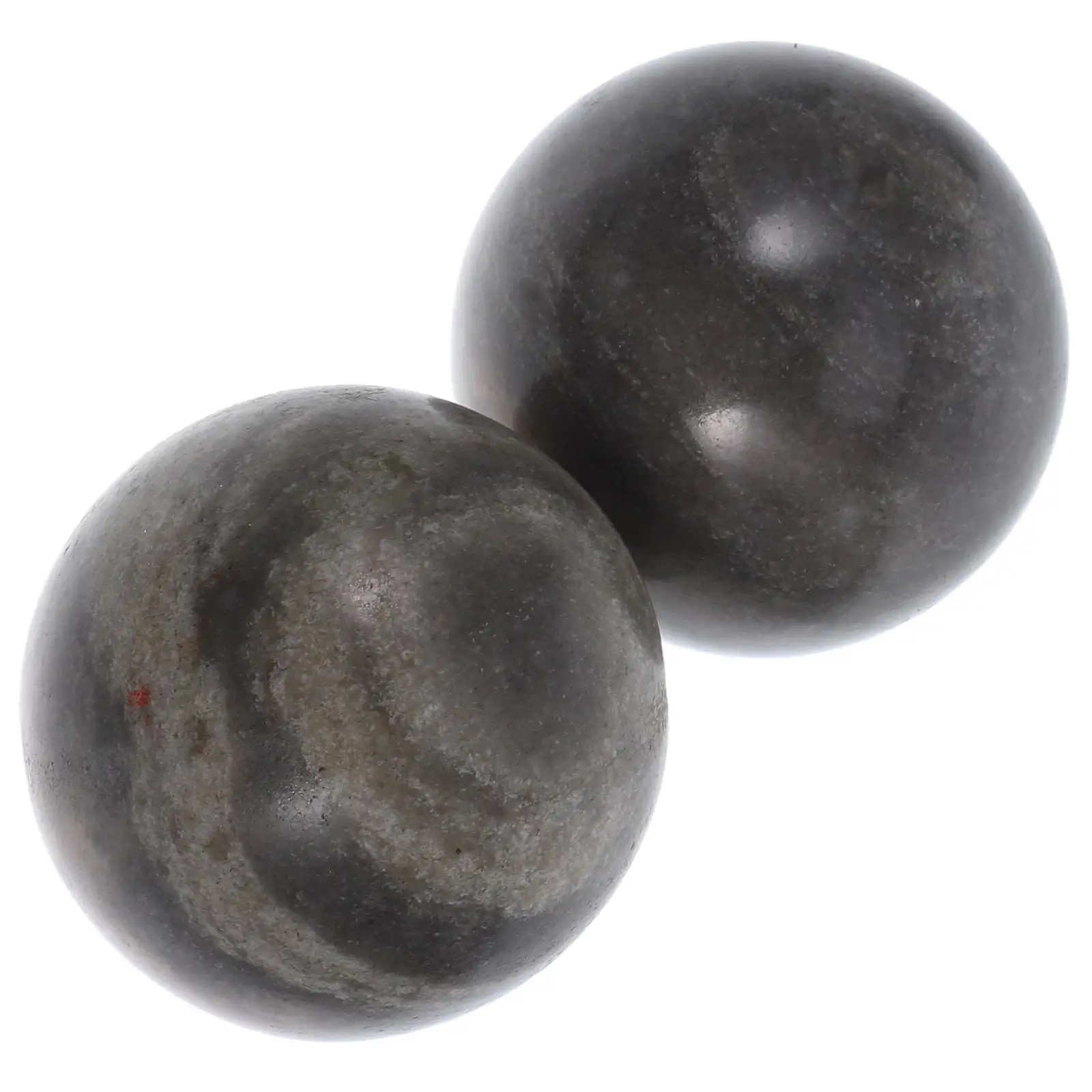 

2 шт. нефритовый мяч для фитнеса, китайские массажные камни, шарики для медитации, яйцо для рук, медицина