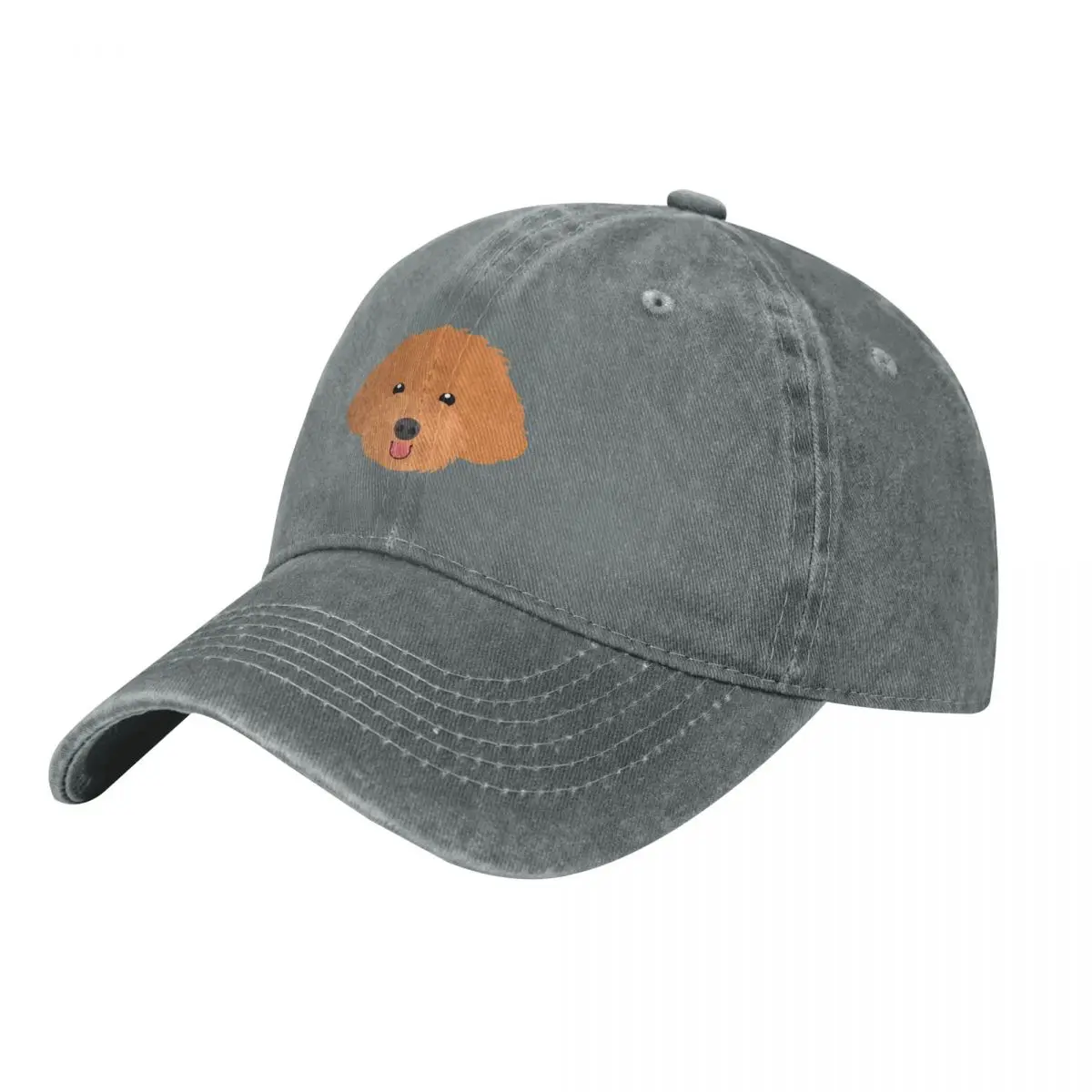 LOVE Apricot Red Schnoodle Baseball Cap Big Size Hat Thermal Visor Golf Cap Women's Hats 2025 Men's