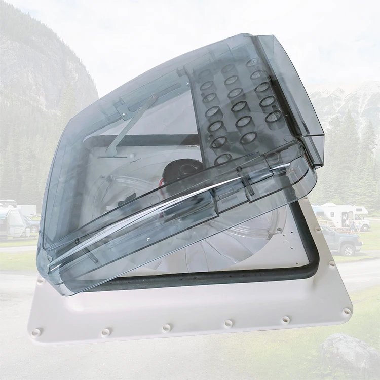 

Manual Roof Hatch with Tail Aluminum and ABS Frame with Double Acrylic Glass Top Cover
