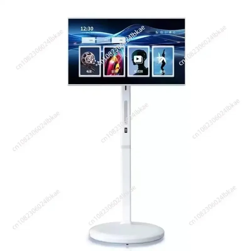 for 32 Inch Android 13 TV 8+128G 1080P Built-In Battery Family Indoor Smart Tv Wheels for Study Business Entertainment Portable