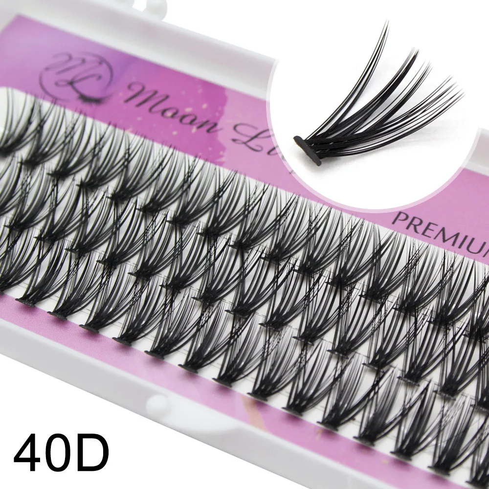 Mond lilie profession elle 20d 30d Einzel cluster Nerz Wimpern Verlängerung 3d Volumen effekt natürliche weiche Make-up Pfropfen Faux Wimpern – Detail 18