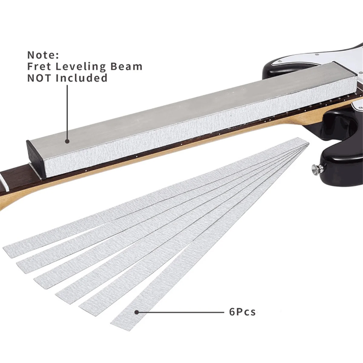 Наждачная бумага для гитары, грифа, лада, выравнивающие стержни, инструменты для мастеров, аксессуары для музыкальных инструментов