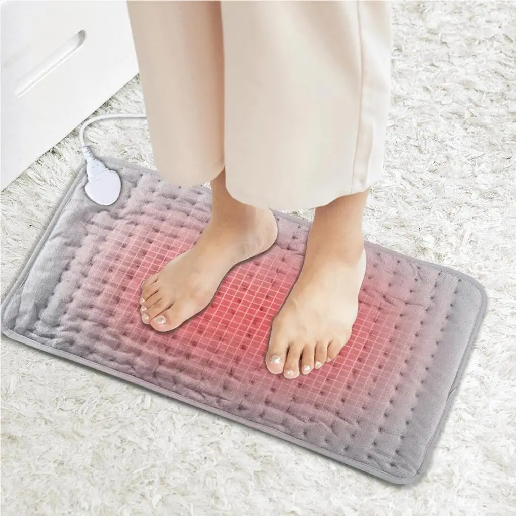 Home Winter Timer 75W Heating Pad Living Room Bedroom Leg Warming Mat Warmer Heater Washable Blanket 60x30cm AU Plug