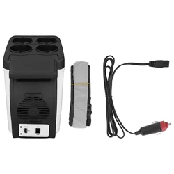 12V Car Refrigerator 37W Fridge 6L Low Noise Portable Medicine Box Cosmetic Refrigerator for Food Cosmetic Refrigerator