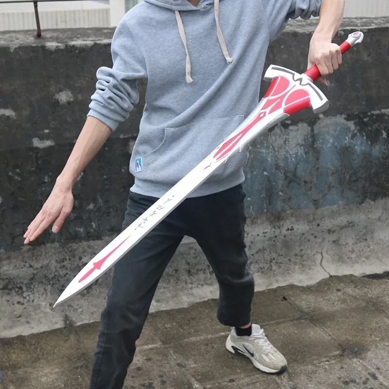 108 ซม. Fate/Apocrypha Fate Grand Order Mordred ดาบไม้คอสเพลย์อุปกรณ์เสริมแสดงปาร์ตี้ของสะสมอะนิเมะ 2D เครื่องแต่งกายอุปกรณ์ประกอบฉาก