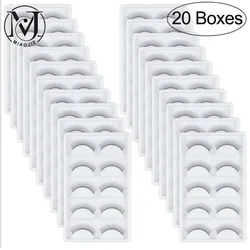 MJ 5/10/15/20Boxes Training Lashes Beginner False Eyelashes Practice Mink Lashes Strip Individual Lashes Eyelash Extension Tools