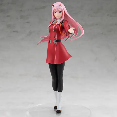 DARLING in the FRANXX Zero Two 02 애니메이션 피규어 17cm, 액션 피규어 컬렉션 완구, 크리스마스 선물 인형, 상자 포함