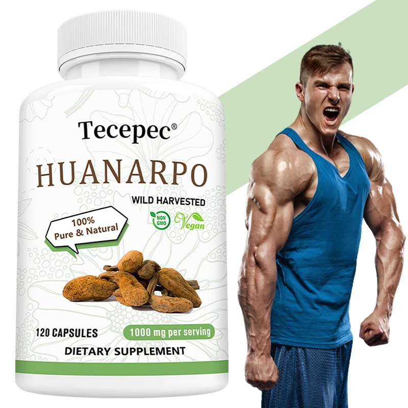 Huanarpo Macho 1000mg Capsules, Natural Peruvian Herbal Supplement, Vitality, Stamina & Male Wellness Support, Vegan Non-GMO