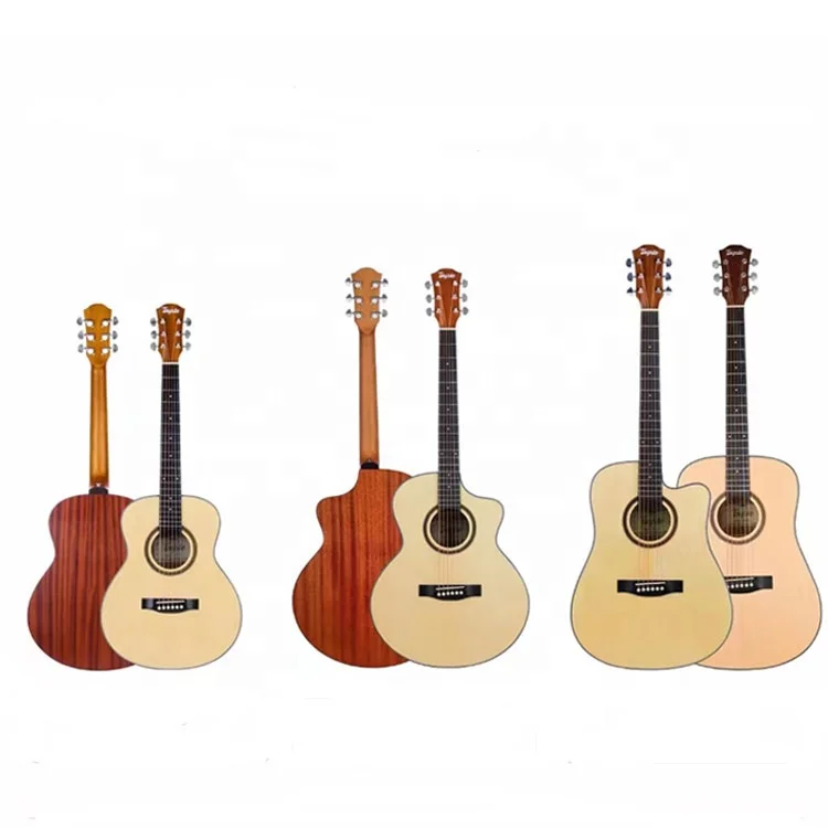 

Different Size 36/40/41 Inch Spruce Top Wood Acoustic Guitar