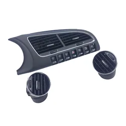 Center Air Flip Facelift Fan, Facelift vertical, Interruptor multifuncional, Adequado para Peugeot 3008 5008 308 408