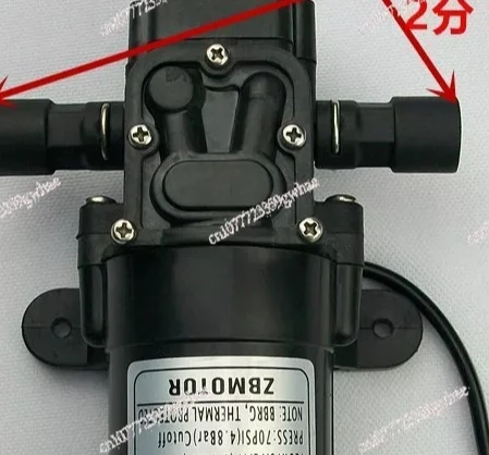 12V self-priming pump agricultural high pressure diaphragm pump DC micro FL-2203-1 sprayer electric water pump