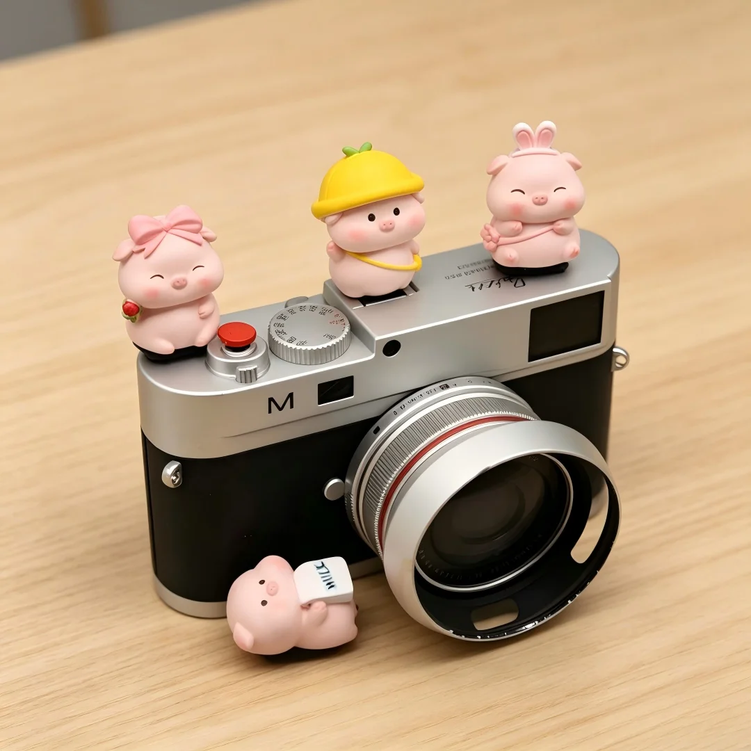 Cute Pig Hot Shoe Cover for Leica Q2 Fuji X100V X-T5 Sony ZV-1 Canon EOS R5 Nikon Z5 Camera Accessories