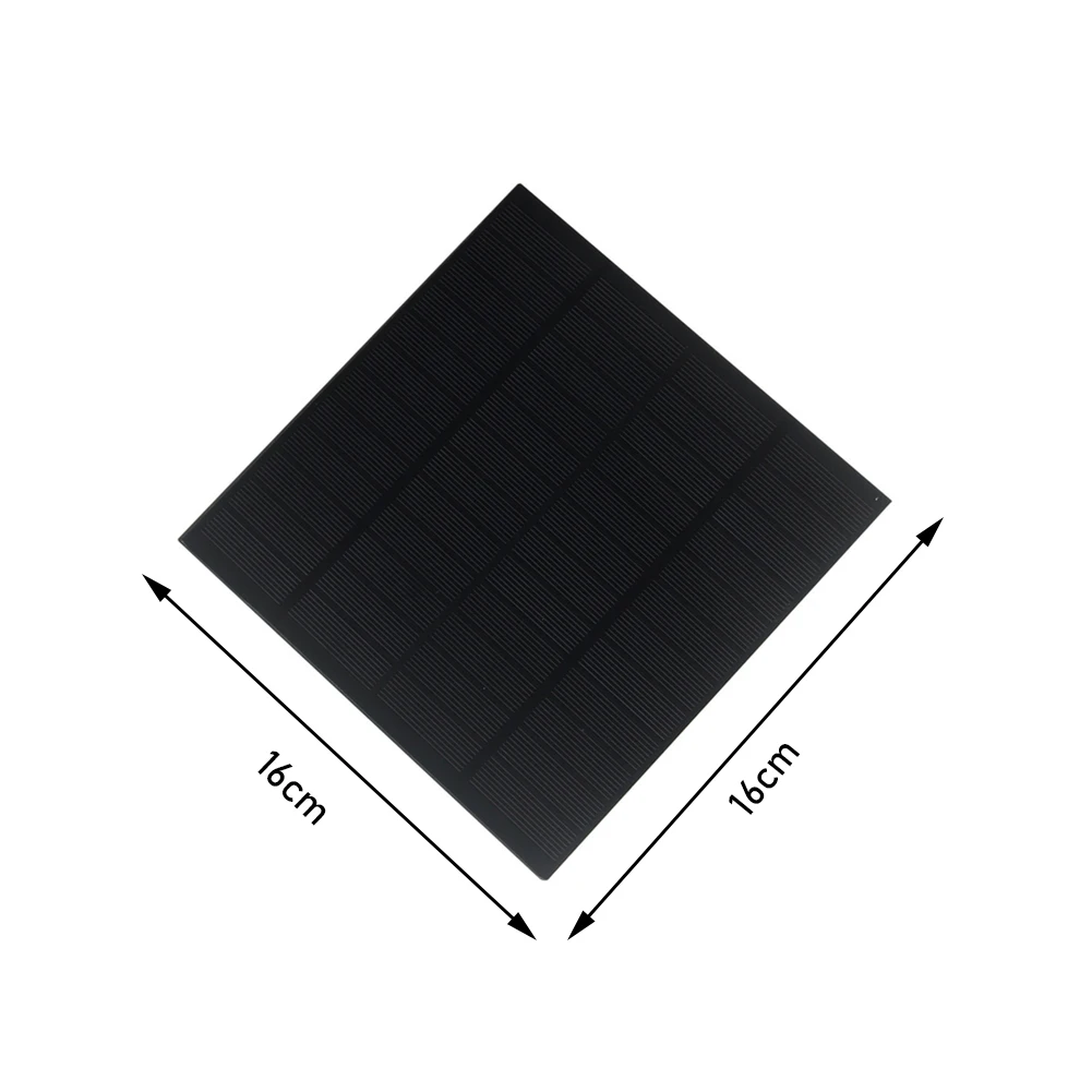 4.4W Monocrystalline Solar Panel 12V Output 160x160mm for Outdoor Solar Charging Applications in Various Light Conditions
