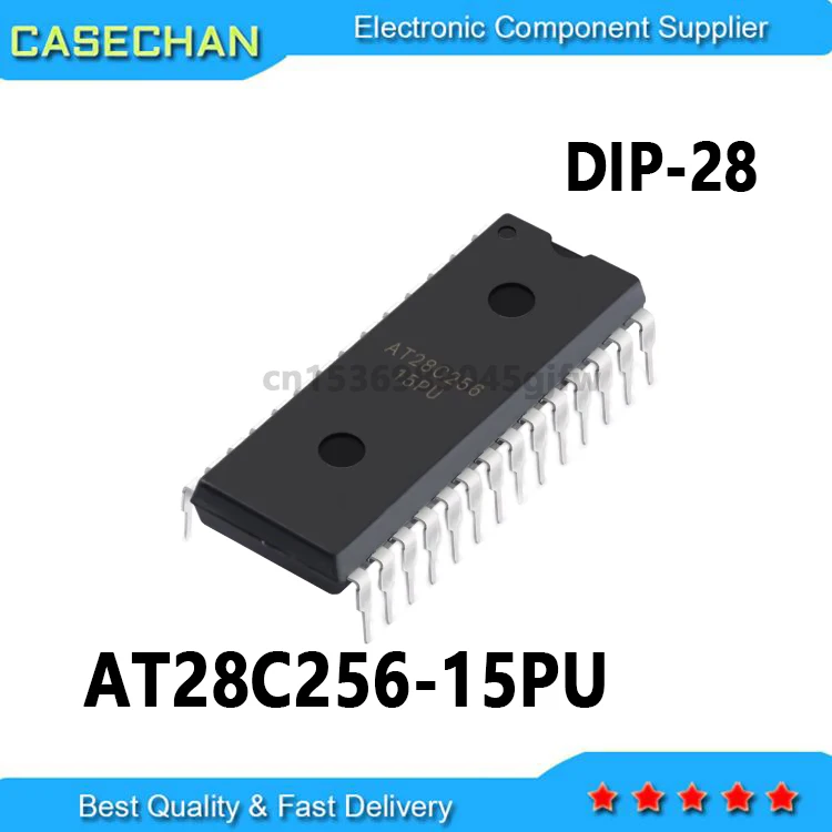 

10 шт. новые и оригинальные AT28C256 AT28C256-15PU DIP-28