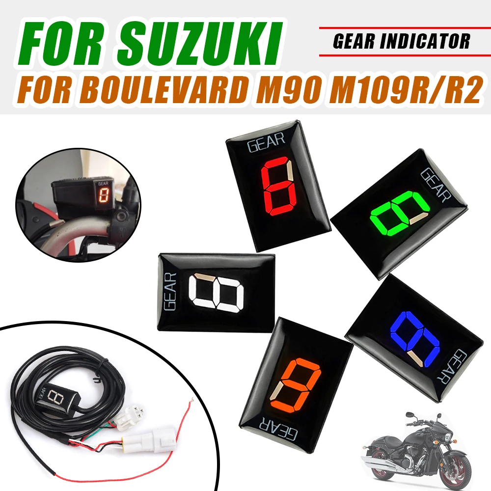 

For Suzuki Boulevard M90 M109R BOSS M109R2 M109 R R2 Motorcycle Accessories Gear Indicator Ecu Plug Speed Gear Display Meter