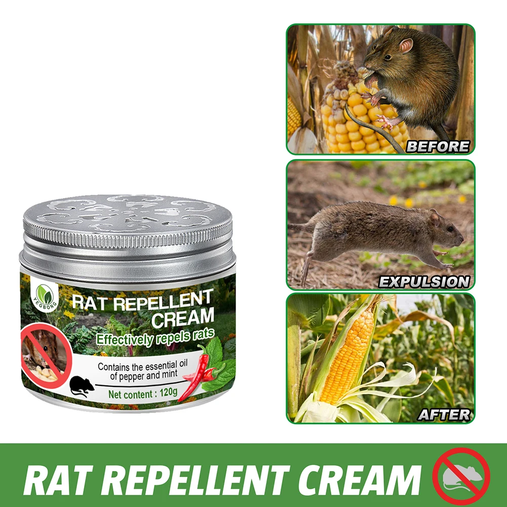 Rat Repellent Gel Deratization Cream Rodent Repellent House Pest Control Outdoor Pest Control Rodent Mice Repeller