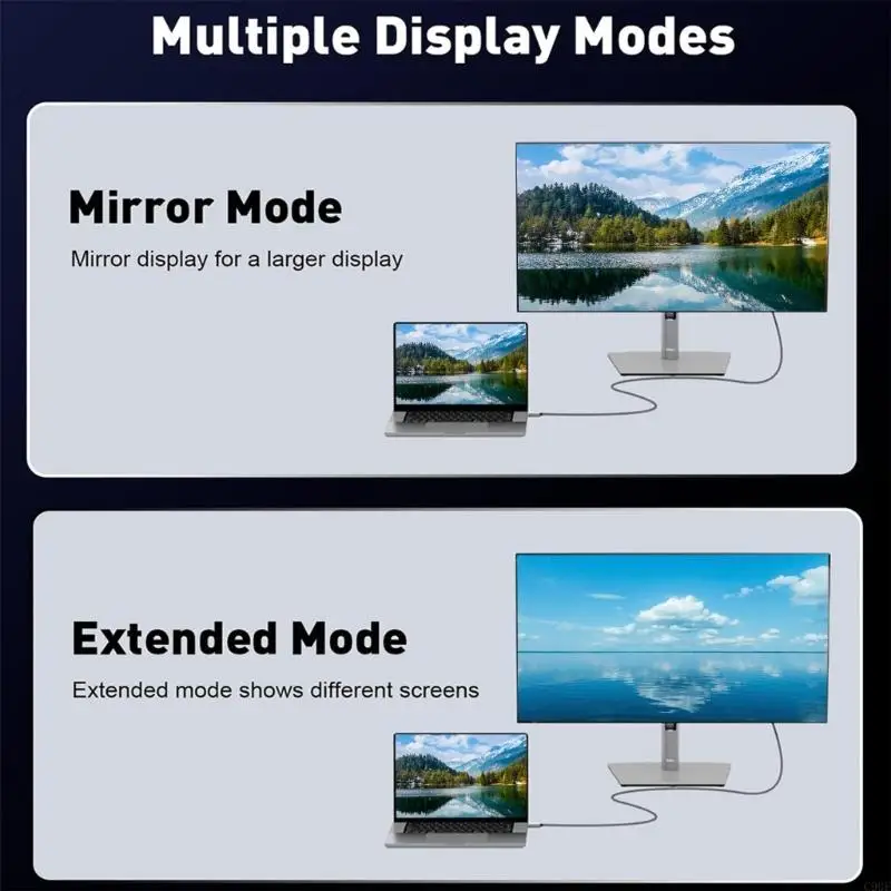 Adaptadores vídeo VGA universal C90F com interfaces USB3.0 1920x1080 Setups saída Materiais PVC