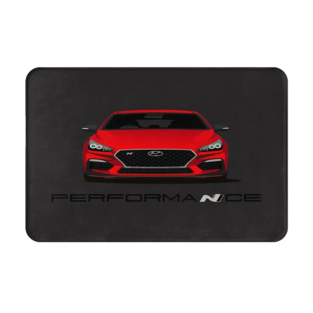 I30N (custom Red) A Carpet Doormat BathMat Mat