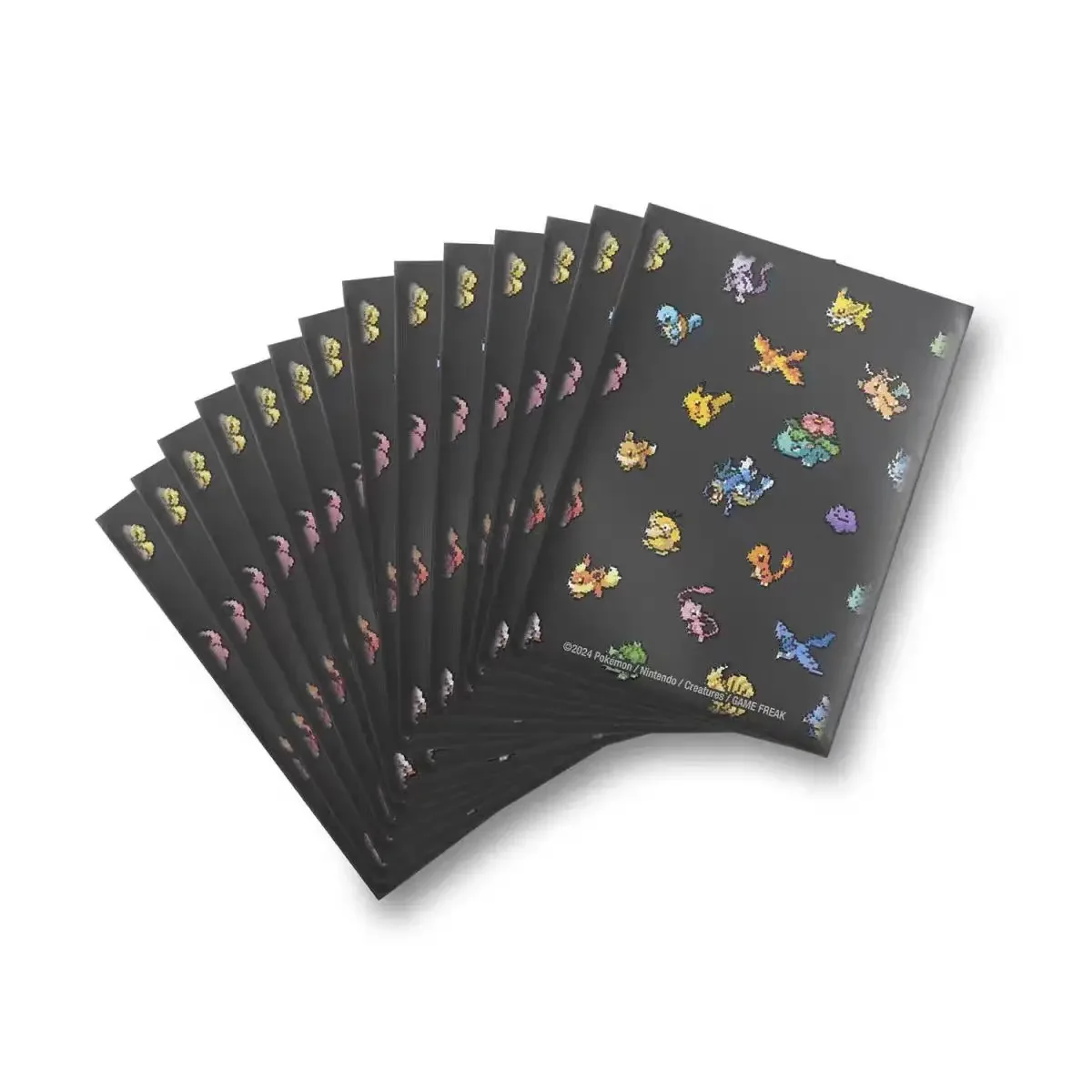 Lot de 64 pocommuniste de protection pour cartes à collectionner Pokémon PTCG, jeu de société, Umbreon, Pix, Pikachu, Luxray, Rapidash, Wave 18