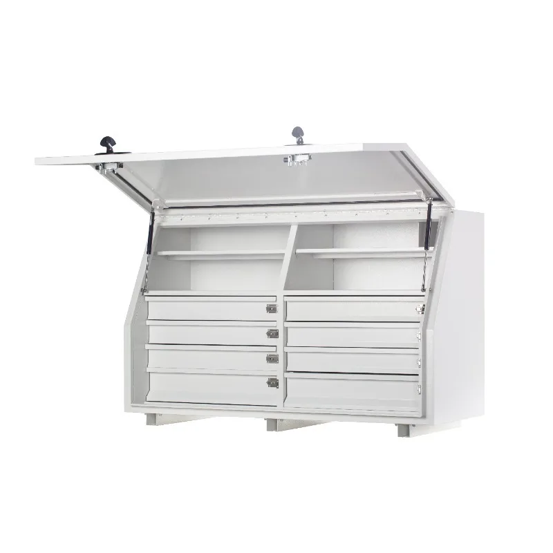 

1360D8 toolbox with 8 drawers and 4 shelves