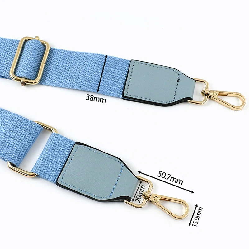 1Pc Deepeel 3.8cm Nylon Shoulder Bag Strap Adjustable Webbing Replaceable Belt for Crossbody Bags Handbag DIY Craft Accessories