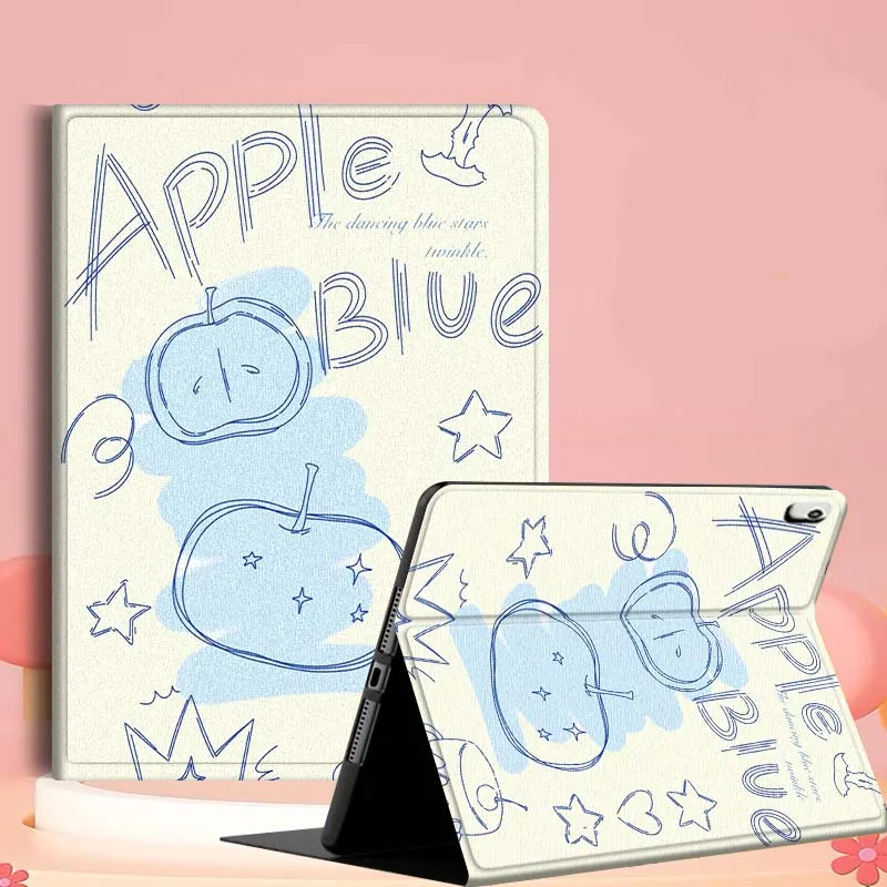 

Artistic Line Creative Pattern For iPad mini Air 1 2 3 4 5 6 7 6th 7th 9 11 13 M3 M2 gen 7.9 8.3 10.9 Inch 2025 Tablet Case