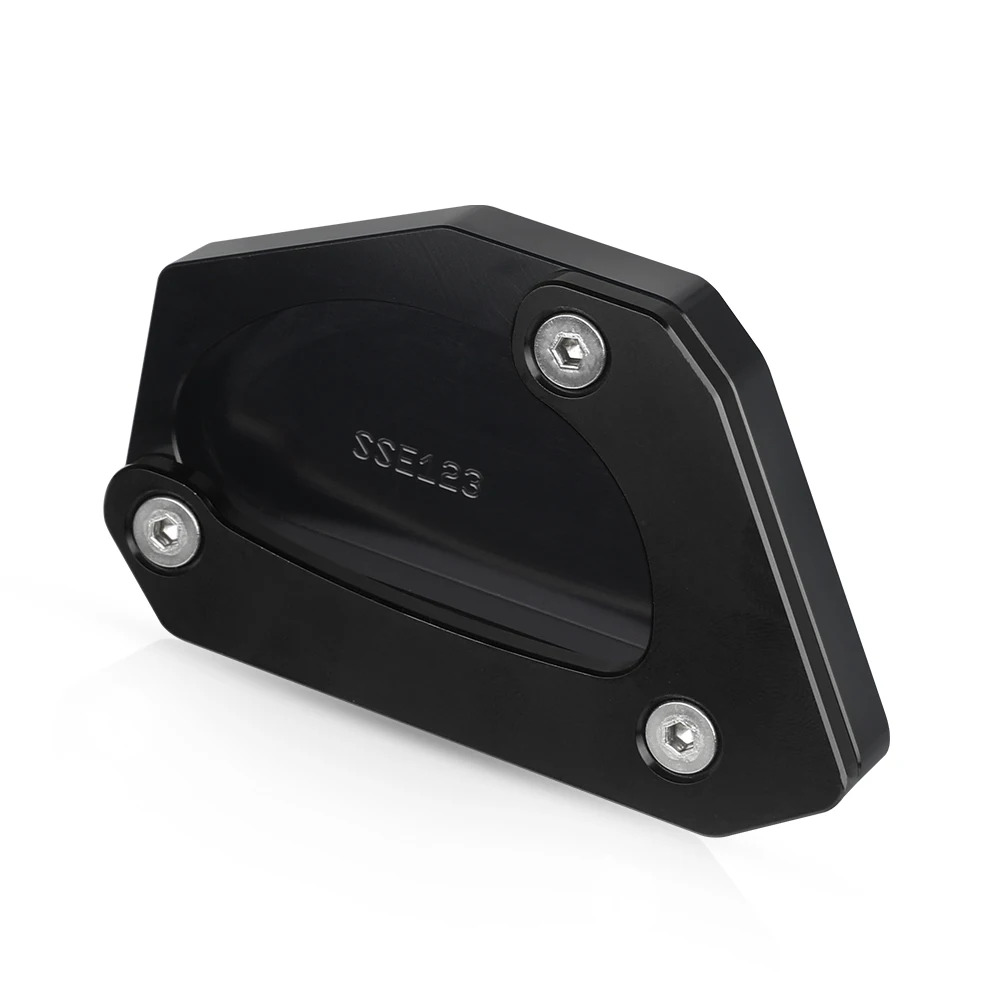 스즈키 v-strom 650 650XT DL650 DL650XT 2011-2021 2022 2023 오토바이 사이드 스탠드 확장 패드 지지판 액세서리