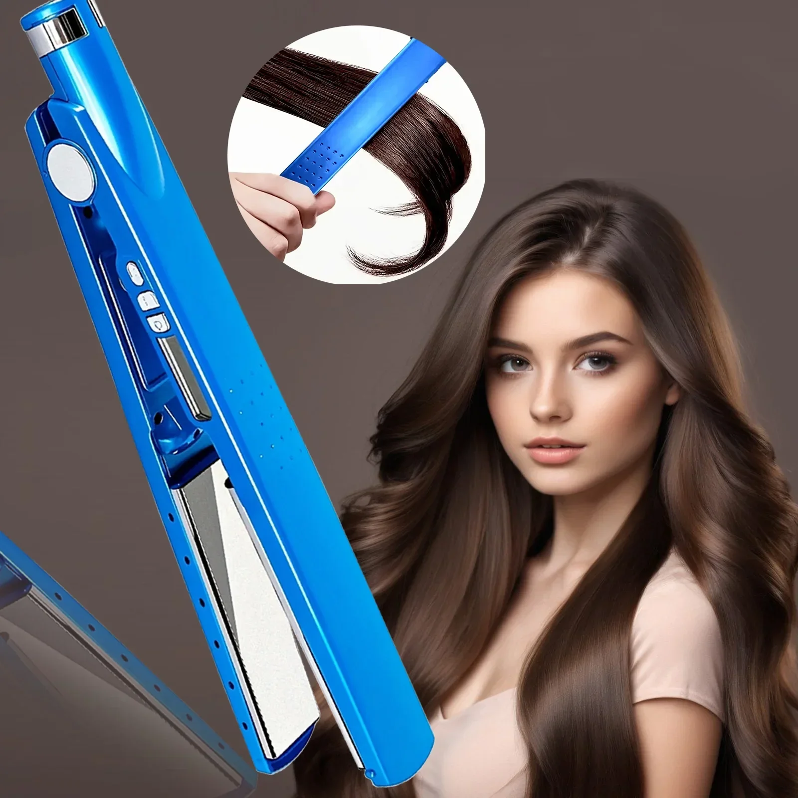 Alisador de cabelo 2 em 1, cria facilmente a moda e a beleza que você deseja, é o presente mais ideal para mulheres