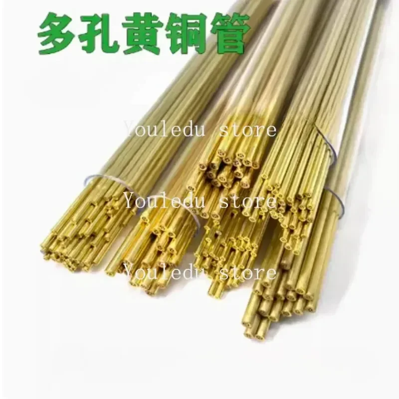 Multi Hole Brass Copper Tube 400mm EDM Drilling Machine Wire Cutting Accessories Slow Running Electrode Consumables Piercing