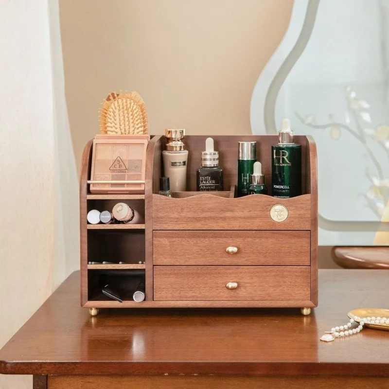 Solid Wood 3 Layer Storage Holders Simple Modern Storage Holders Desktop Decorative Storage Rack Indoor Home Organization