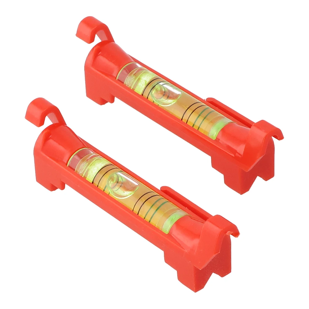 Horizontal Bubbles 2PCS High Precision Acrylic Hanging Bubble Measuring Level Tool for Leveling Construction Projects