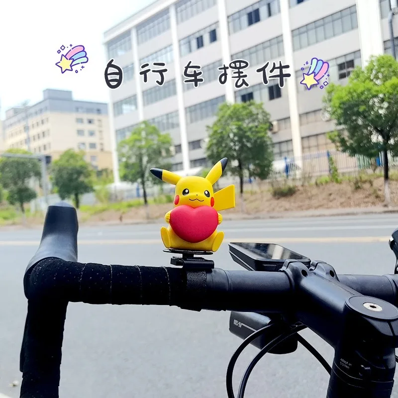 Anime Pokemon Johnny Turtle Cute Rotating Propeller Decoration Motorcycle mountain road bikes Electric bike riding accessories