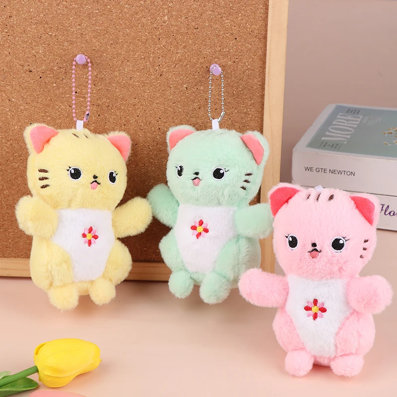 Cartoon Cat Car Keychain Bag Pendant Cute Doll Pendant Bag Pendant Accessories Toy