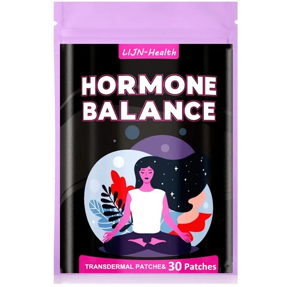 

Hormone Balance Transdermal Patches for Relief for Fatigue,Mood Swings, Support for PMS,Menopause, 30 Patches