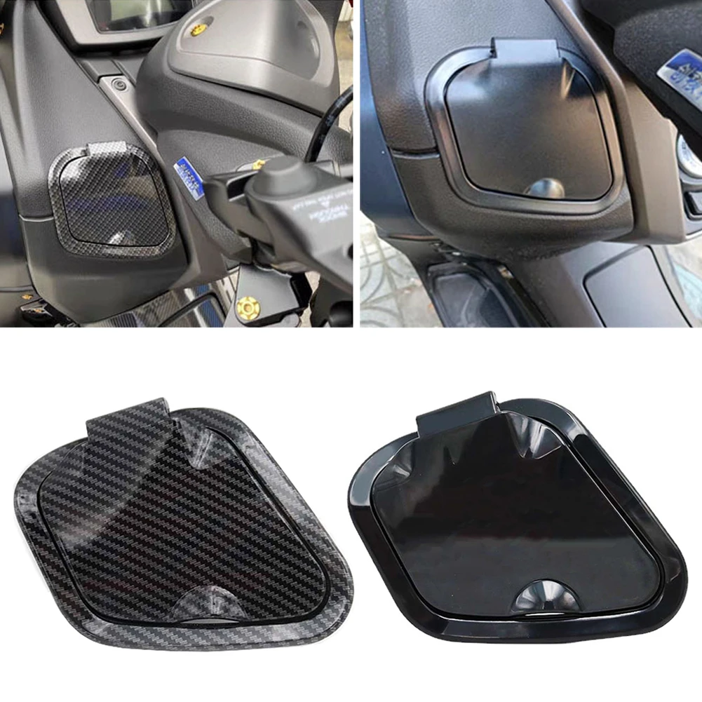 Motorcycle Side Pocket Cover USB Port Charger Compartment Waterproof Storage Cover Accessories for YAMAHA NMAX155 2020-2022