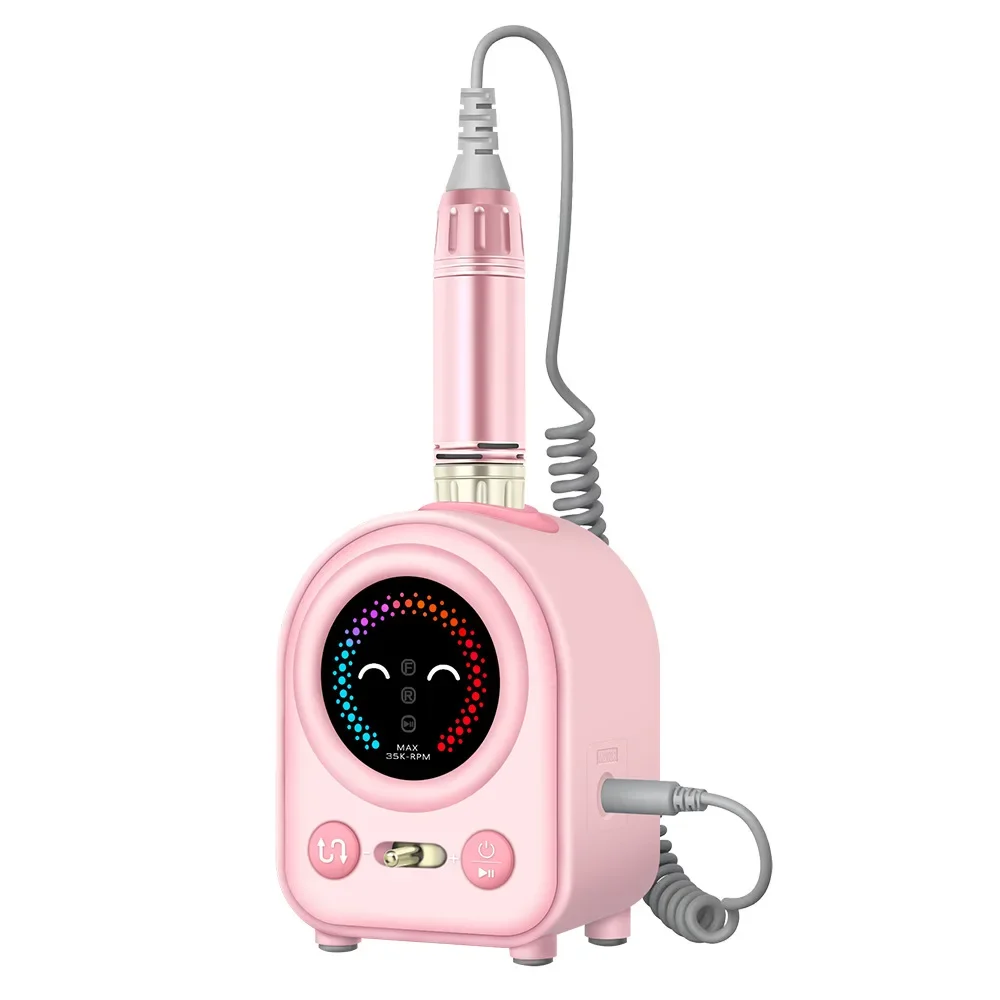 

The new mini electric nail polisher polishes and polishes the nail remover special for