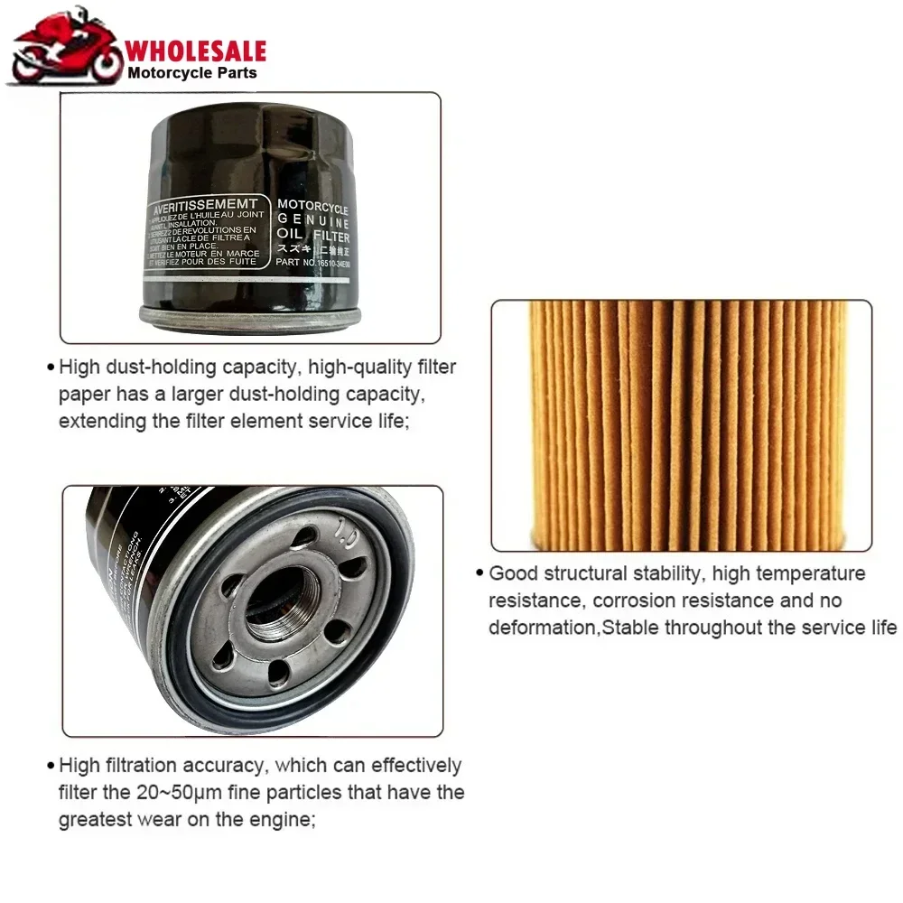 Oil Filter For Aprilia RSV4 Racing Factory LE RSV4 RF 2015-2018 RSV4 RR 2015-2021 RS660 2020-2024 2023 RS Tuono 660 OEM 857187